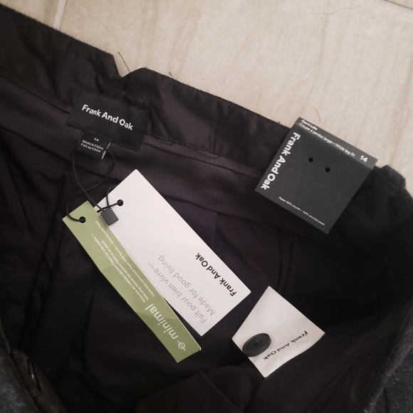 NWT Frank & Oak Gertrude Wide Leg  Pants - Picture 7 of 11